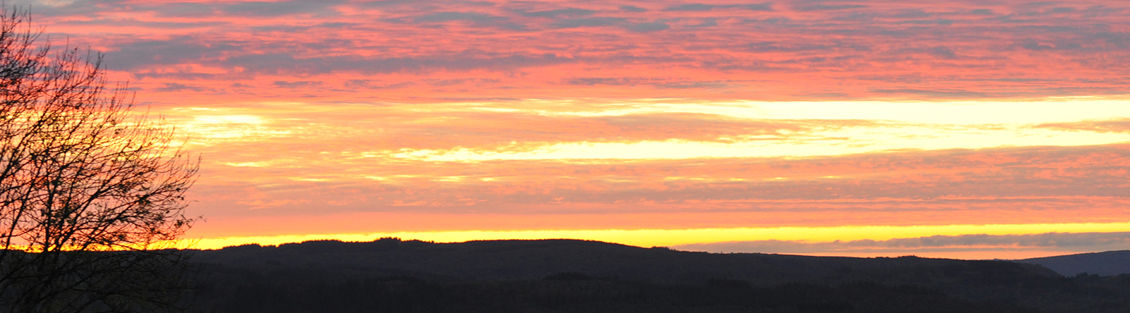 zonsondergang Rochehaut